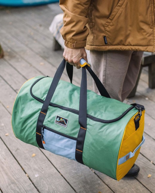 Passenger Exclusive Weekender 58L Recycled Duffle Bag Laurel Green