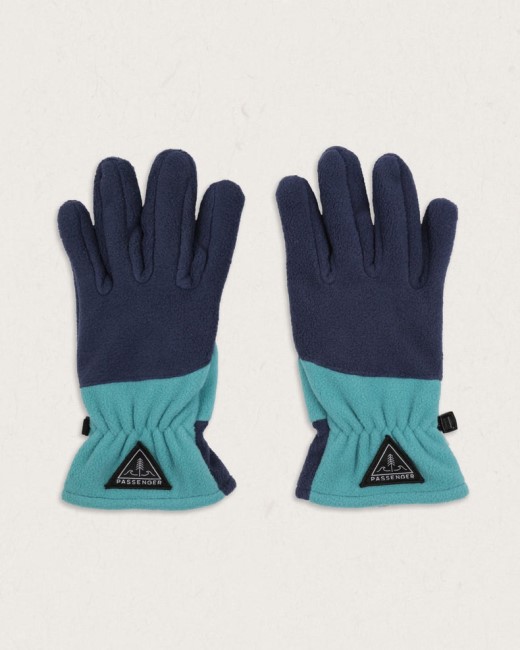 Passenger Exclusive Daytrip Recycled Polar Fleece Touch Screen Gloves Blue Coral