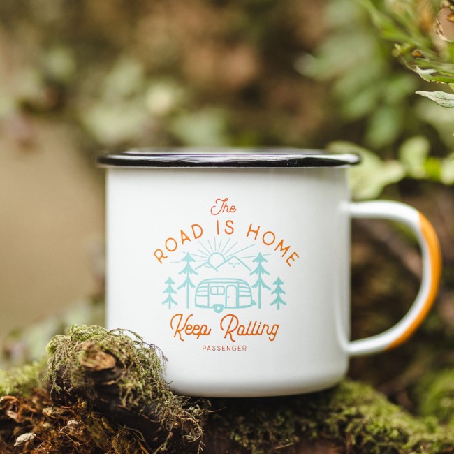 Passenger Exclusive Flint Enamel Mug White