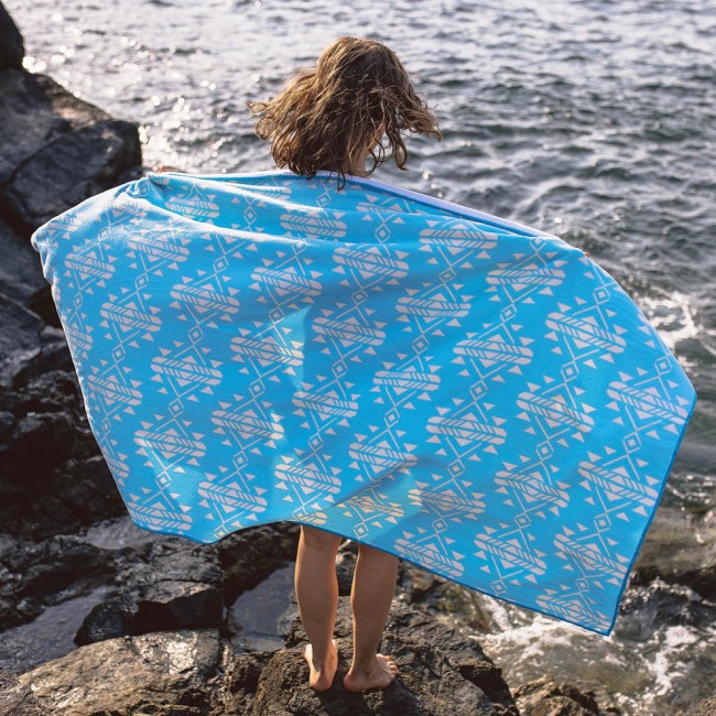 Passenger Exclusive Portland Recycled Beach Towel Blue Coast