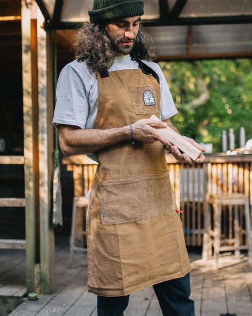 Passenger Exclusive Yard Organic Cotton Apron Coconut