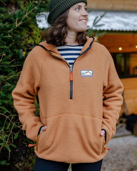 Passenger Exclusive Maine Hooded Recycled Sherpa Fleece Coconut