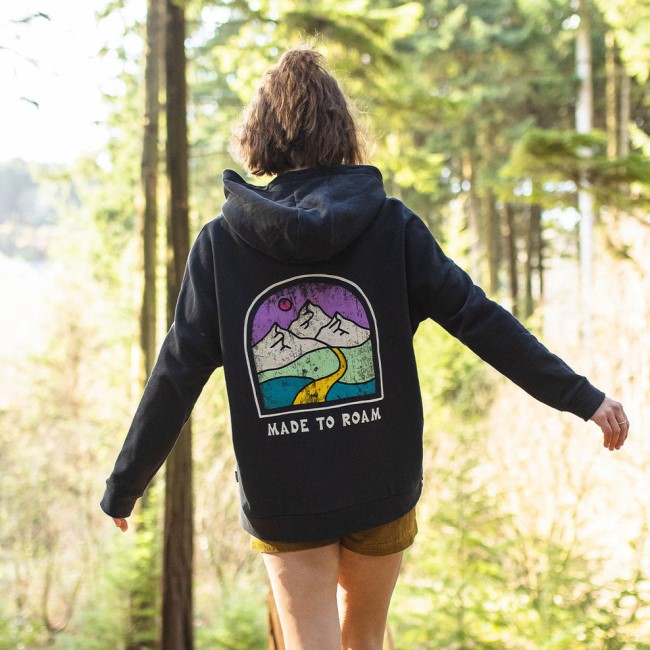Passenger Exclusive Friday Collective Recycled Cotton Hoodie Black