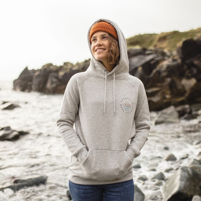 Passenger Exclusive Ubud Recycled Hoodie Grey Marl