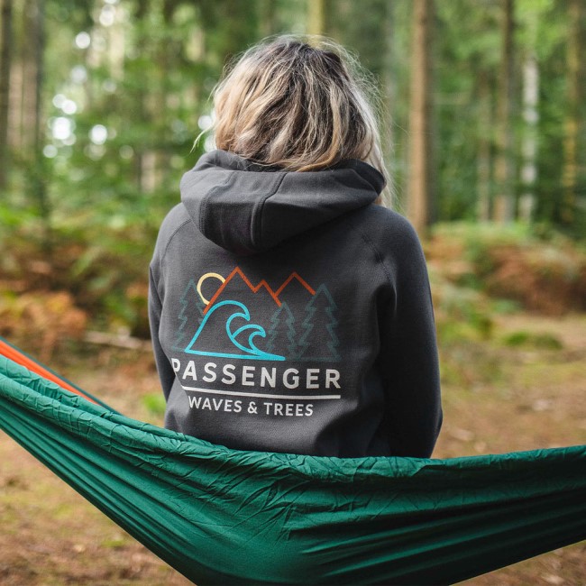 Passenger Exclusive Toba Recycled Hoodie Faded Black