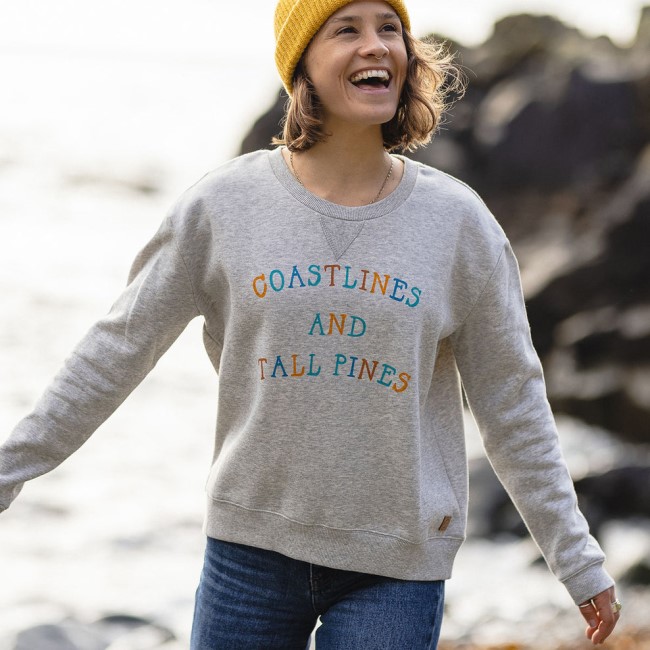 Passenger Exclusive Voyage Recycled Sweatshirt Grey Marl