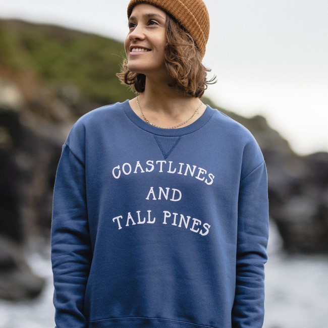 Passenger Exclusive Voyage Recycled Sweatshirt Dark Denim