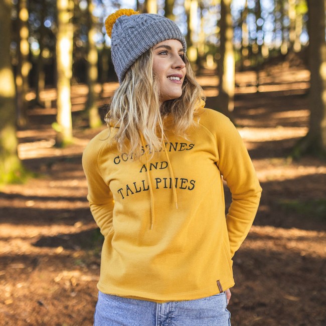 Passenger Exclusive Voyage Recycled Hoodie Mustard Yellow