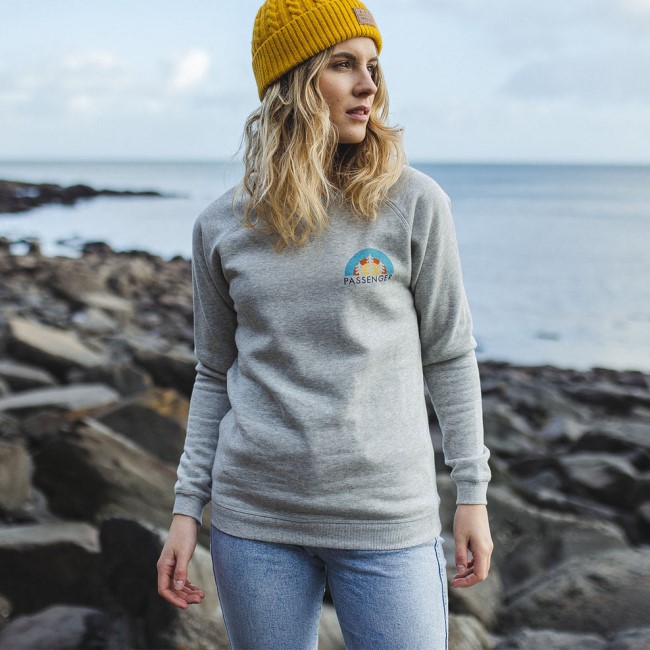 Passenger Exclusive Bogota Recycled Sweatshirt Grey Marl