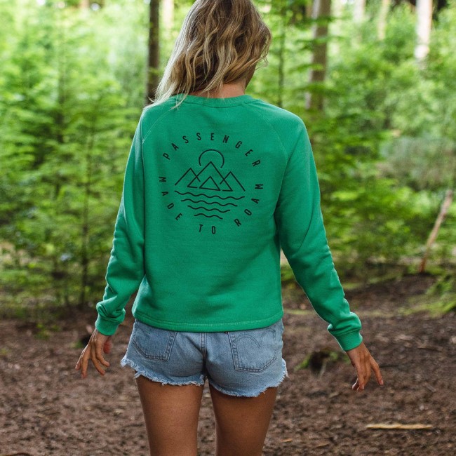 Passenger Exclusive Remote Recycled Sweatshirt Green Spruce