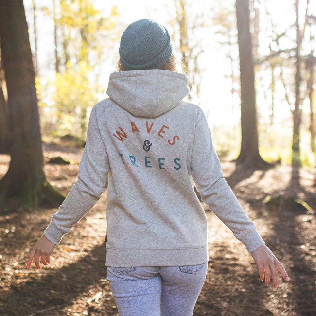 Passenger Exclusive Penida Recycled Hoodie Grey Marl