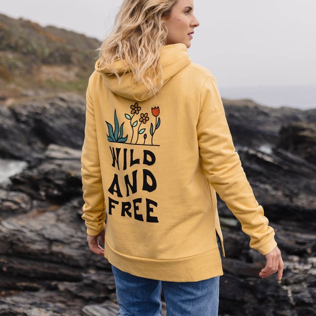Passenger Exclusive Grown To Roam Hemp Hoodie Ochre Yellow