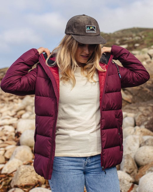 Passenger Exclusive Parks Recycled Insulated Jacket Wine