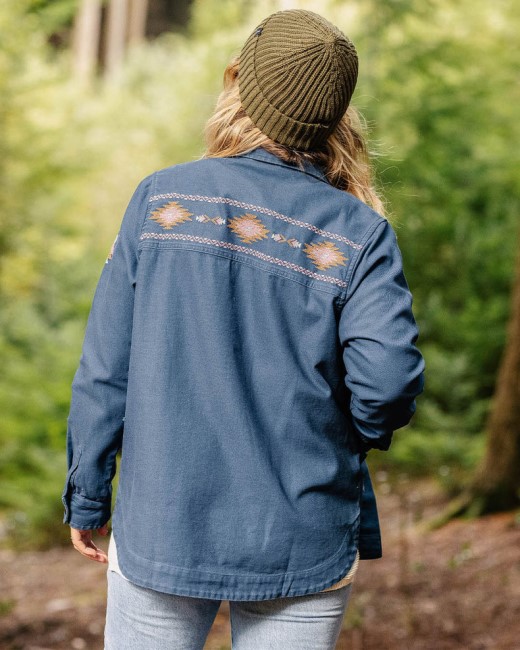 Passenger Exclusive Pine Organic Cotton Jacket Dark Denim