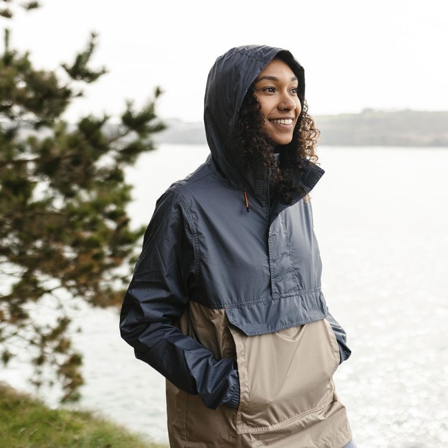 Passenger Exclusive Aleutia Recycled 1/4 Zip Anorak Turbulence Grey