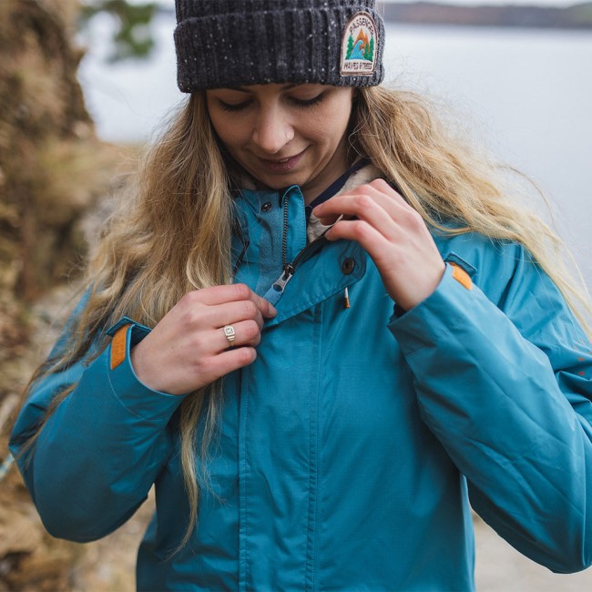 Passenger Exclusive Pacific Recycled Waterproof Jacket Larkspur Blue
