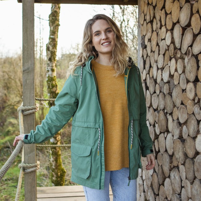 Passenger Exclusive Heather Recycled Lightweight Anorak Dark Ivy