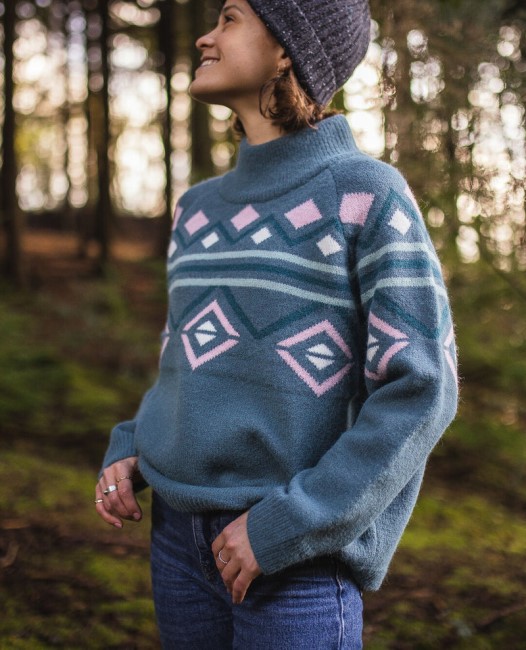 Passenger Exclusive Ottoson Knitted Jumper Ocean Green