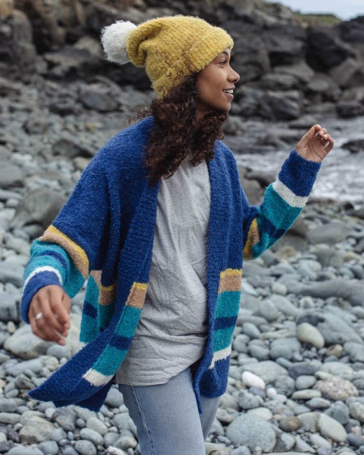 Passenger Exclusive Riverglen Cardigan Dark Denim