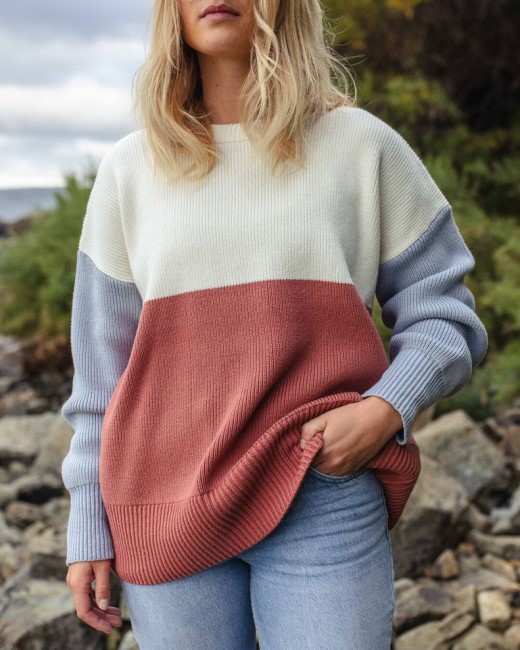 Passenger Exclusive Gondwana Oversized Knitted Jumper Off White