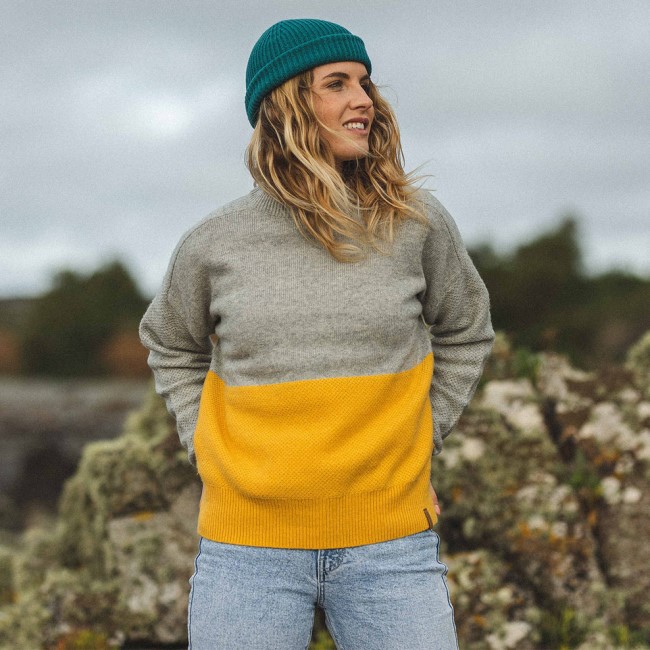 Passenger Exclusive Nelson Knitted Jumper Golden Yellow
