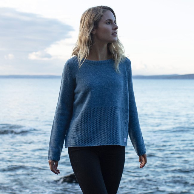 Passenger Exclusive Songbird Knitted Jumper Dark Denim