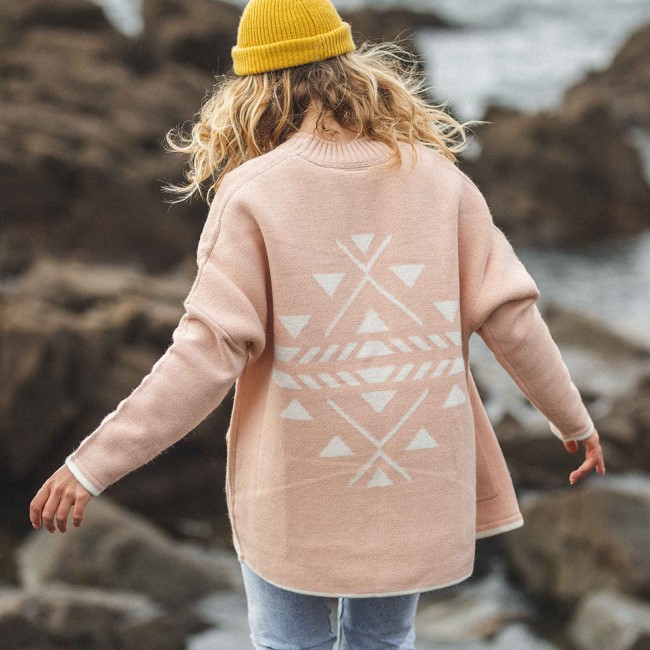 Passenger Exclusive West Coast Cardigan Peachy Pink