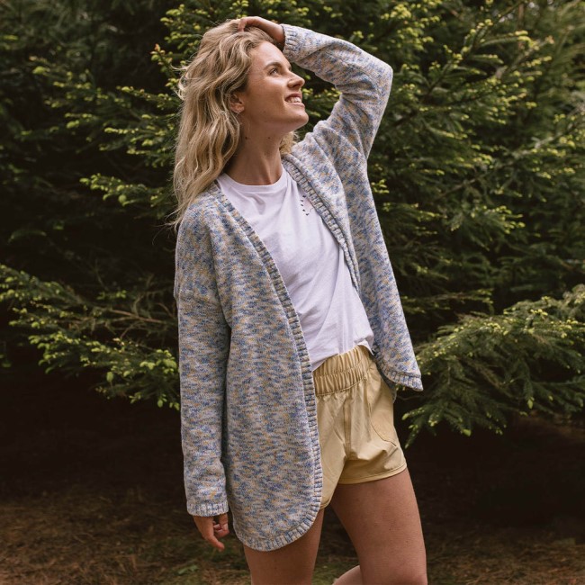 Passenger Exclusive El Alto Cardigan Multi Blue