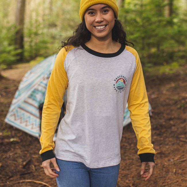 Passenger Exclusive Munro Recycled Ls T-Shirt Ochre Yellow