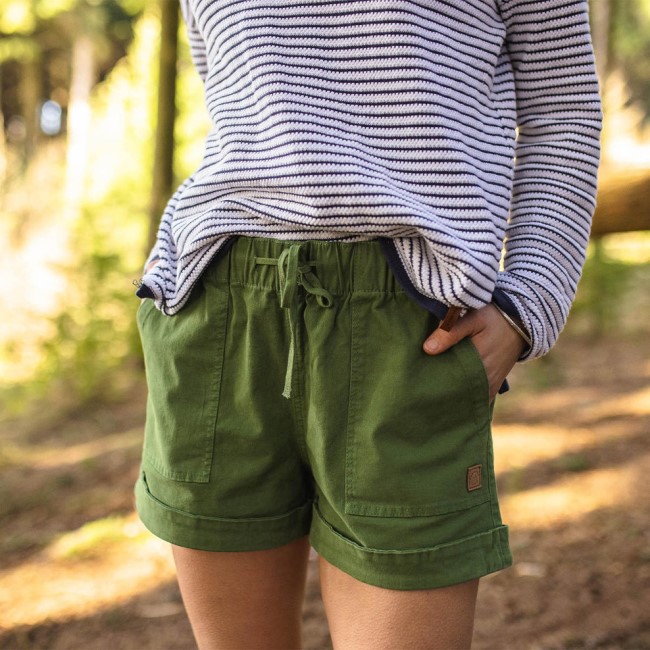Passenger Exclusive Carriso Organic Cotton Shorts Vineyard Green