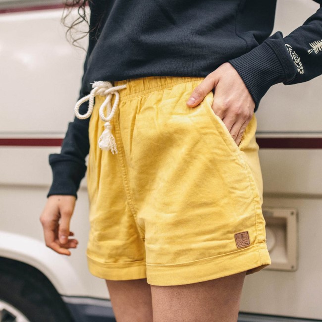 Passenger Exclusive Santosa Recycled Cord Shorts Jojoba