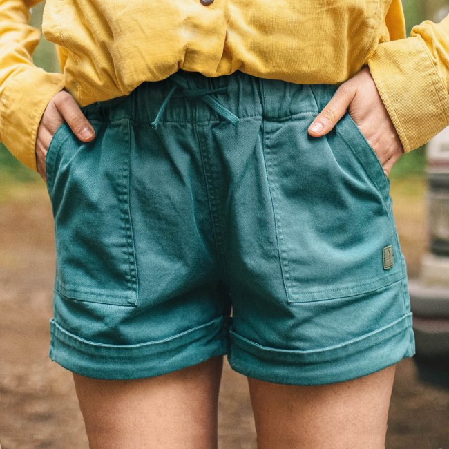 Passenger Exclusive Carriso Organic Cotton Shorts Storm Green