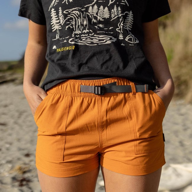 Passenger Exclusive Del Sur All Purpose Shorts Sunrise Orange