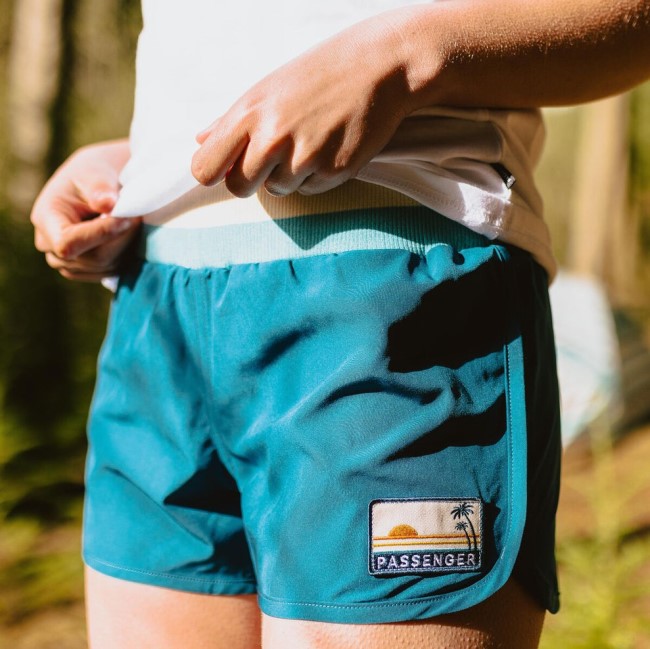 Passenger Exclusive Explore Recycled All Purpose Shorts Blue Coral