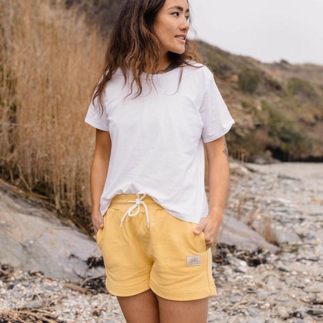 Passenger Exclusive Tigard Hemp Jog Short Ochre Yellow