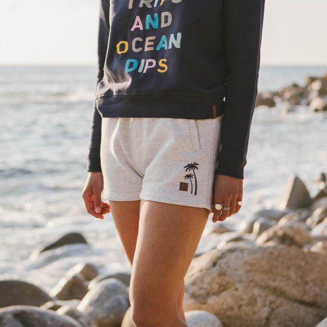 Passenger Exclusive Shoreline Short Light Grey Marl