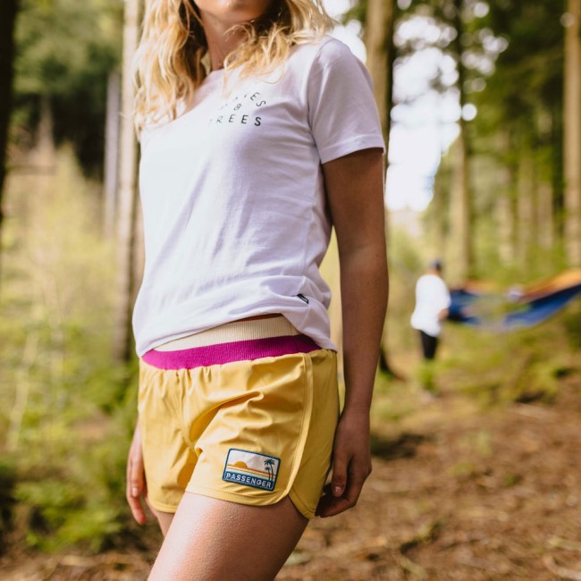 Passenger Exclusive Explore Recycled All Purpose Shorts Ochre Yellow