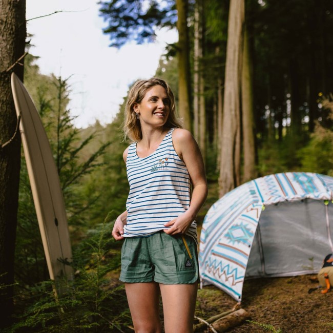 Passenger Exclusive Out There Hemp All Purpose Swim Short Leaf Green
