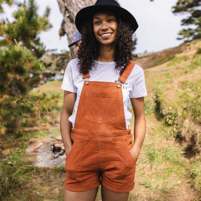Passenger Exclusive Roamologist Organic Cotton Dungarees Bombay Brown