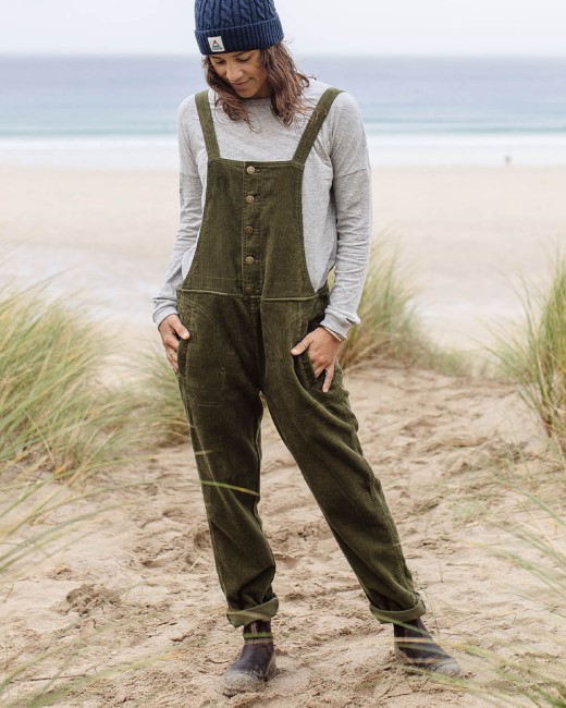 Passenger Exclusive Tiaga Cord Dungarees Khaki