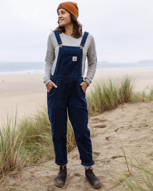 Passenger Exclusive Roamist Cord Dungarees Dark Denim