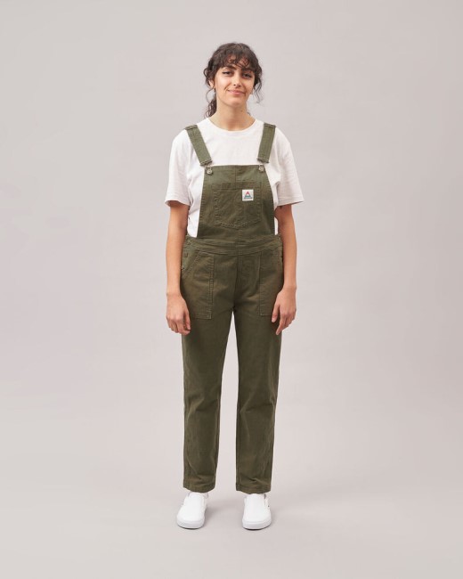 Passenger Exclusive Roamist Organic Cotton Dungarees Khaki