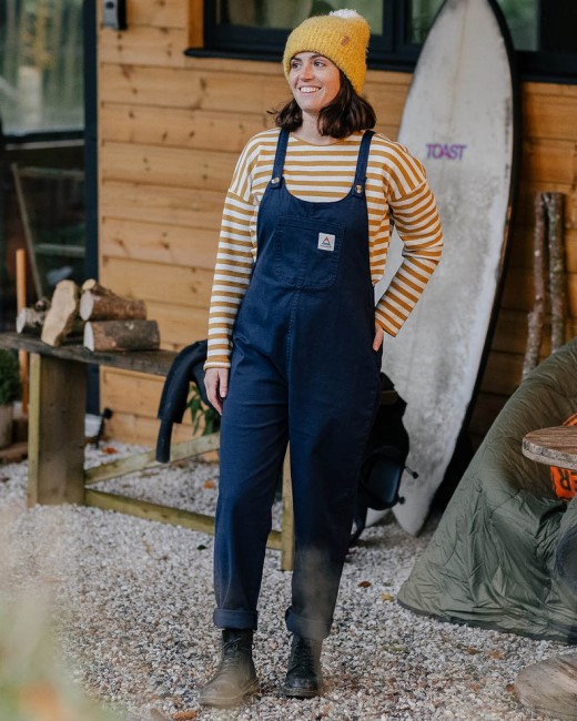 Passenger Exclusive Verglass Dungarees Deep Navy