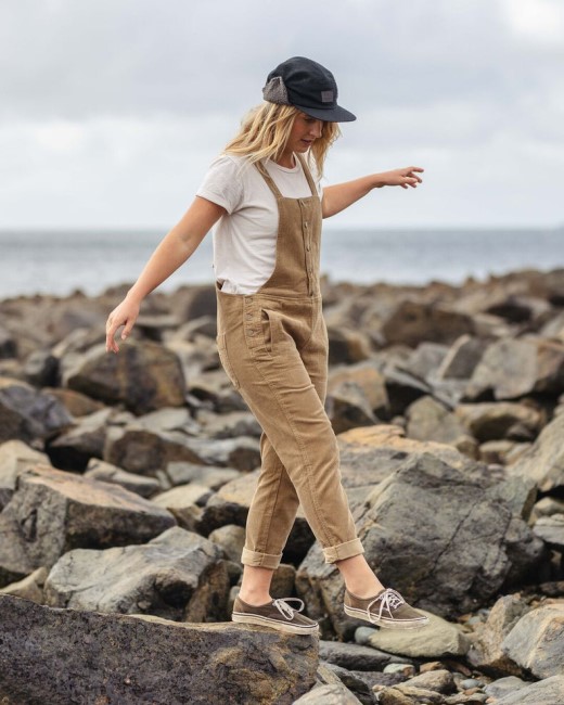 Passenger Exclusive Tiaga Cord Dungarees Biscuit