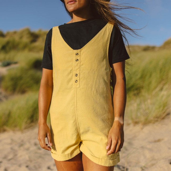 Passenger Exclusive Fun Days Recycled Cord Playsuit Jojoba