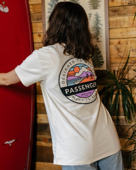 Passenger Exclusive Wilds Recycled Cotton Oversized T-Shirt Birch