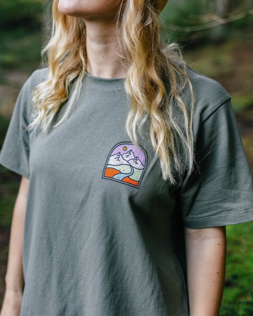 Passenger Exclusive Friday Collective Recycled Cotton T-Shirt Dusty Olive