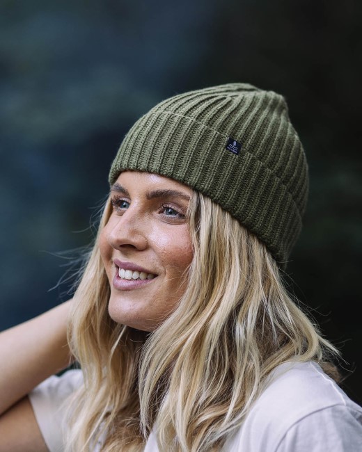 Passenger Exclusive Fisherman Recycled Beanie Khaki