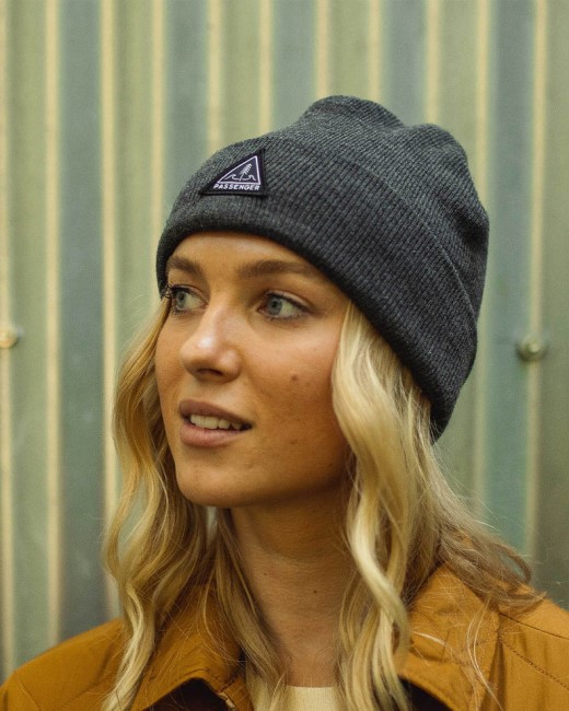 Passenger Exclusive Core Recycled Low-Top Beanie Charcoal