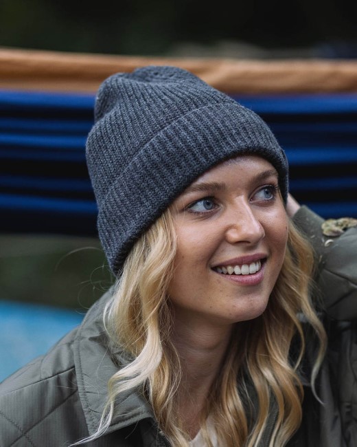 Passenger Exclusive Compass Recycled Beanie Charcoal